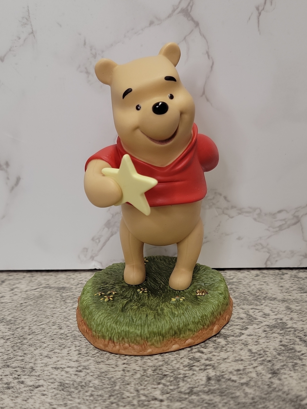 Vintage Winnie The Pooh & Friends Figurine Enesco Wishing Star To Brighten Day